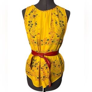 Yellow Floral Top